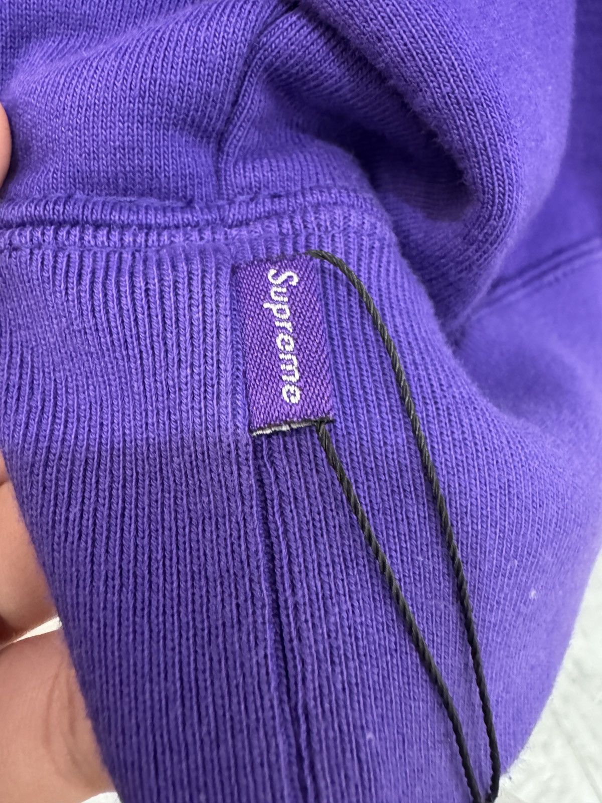 Supreme Supreme Purple Logo Hoodie Size US S / EU 44-46 / 1 - 6 Thumbnail