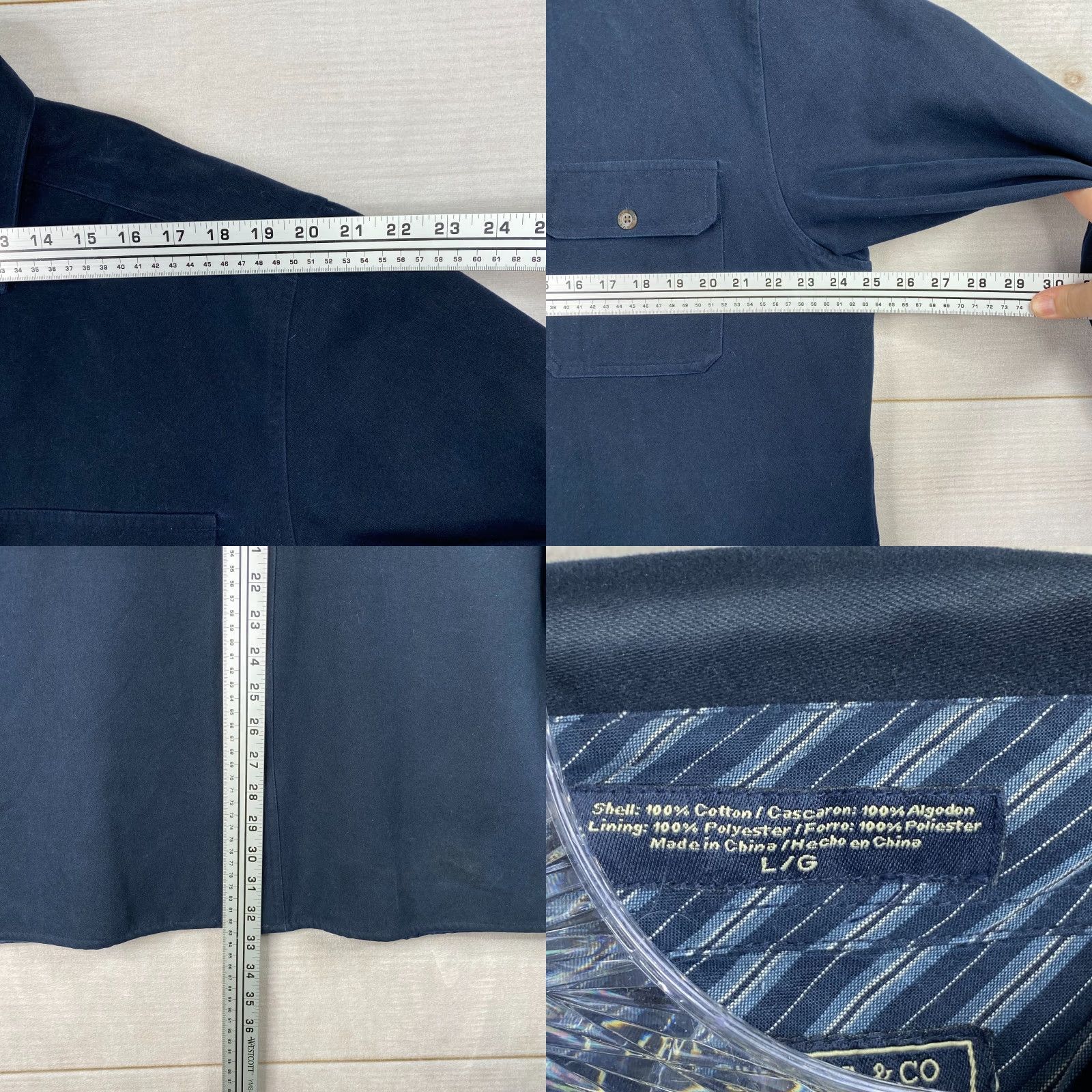Levi's VINTAGE Levi's Mens Shacket L Navy Blue Workwear Shirt Jacket Coat Button Down 90s Y2K Size US L / EU 52-54 / 3 - 8 Thumbnail