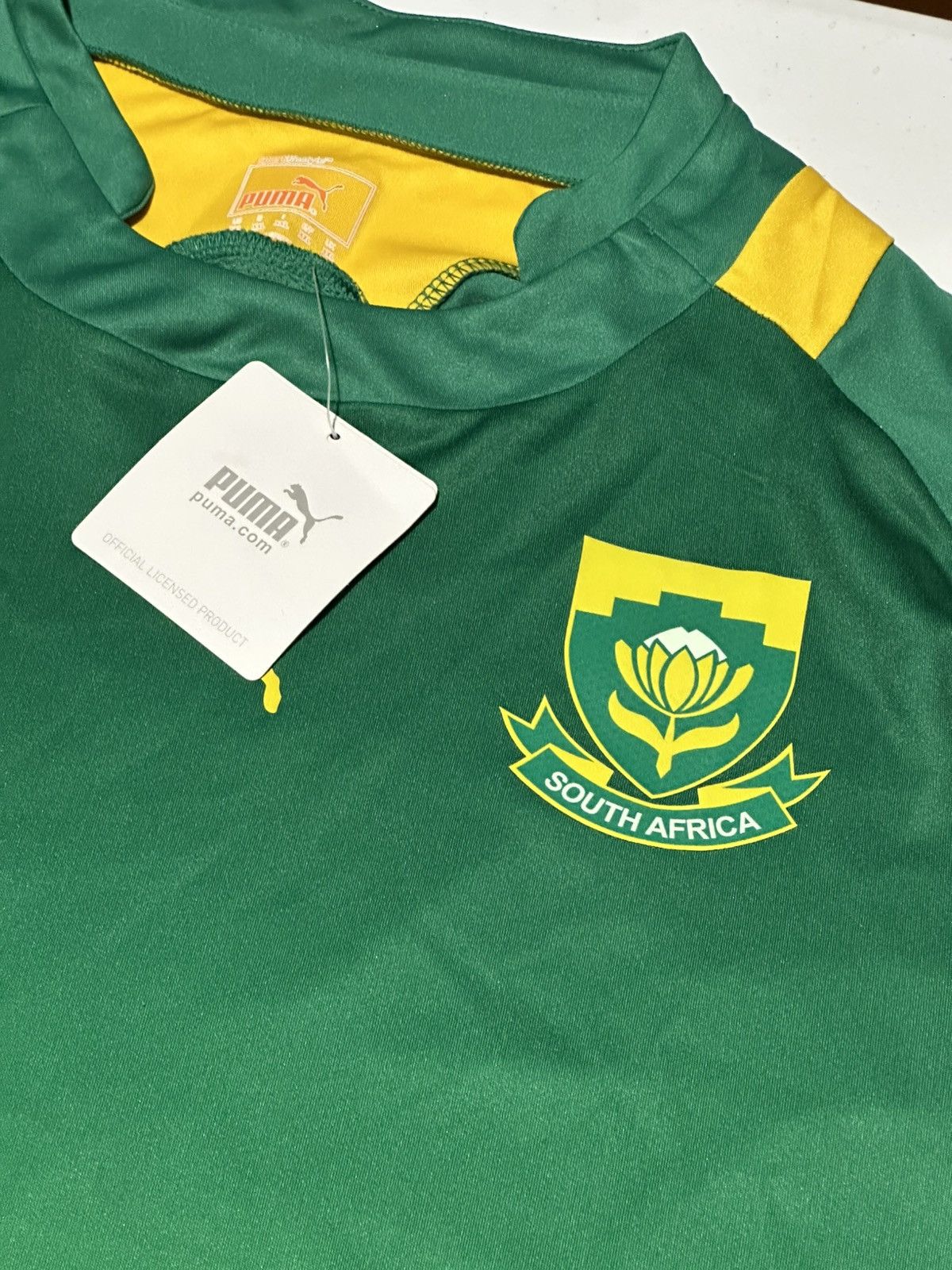 Puma South Africa soccer fotbal jersey green & yellow NWT Size US XXL / EU 58 / 5 - 3 Thumbnail