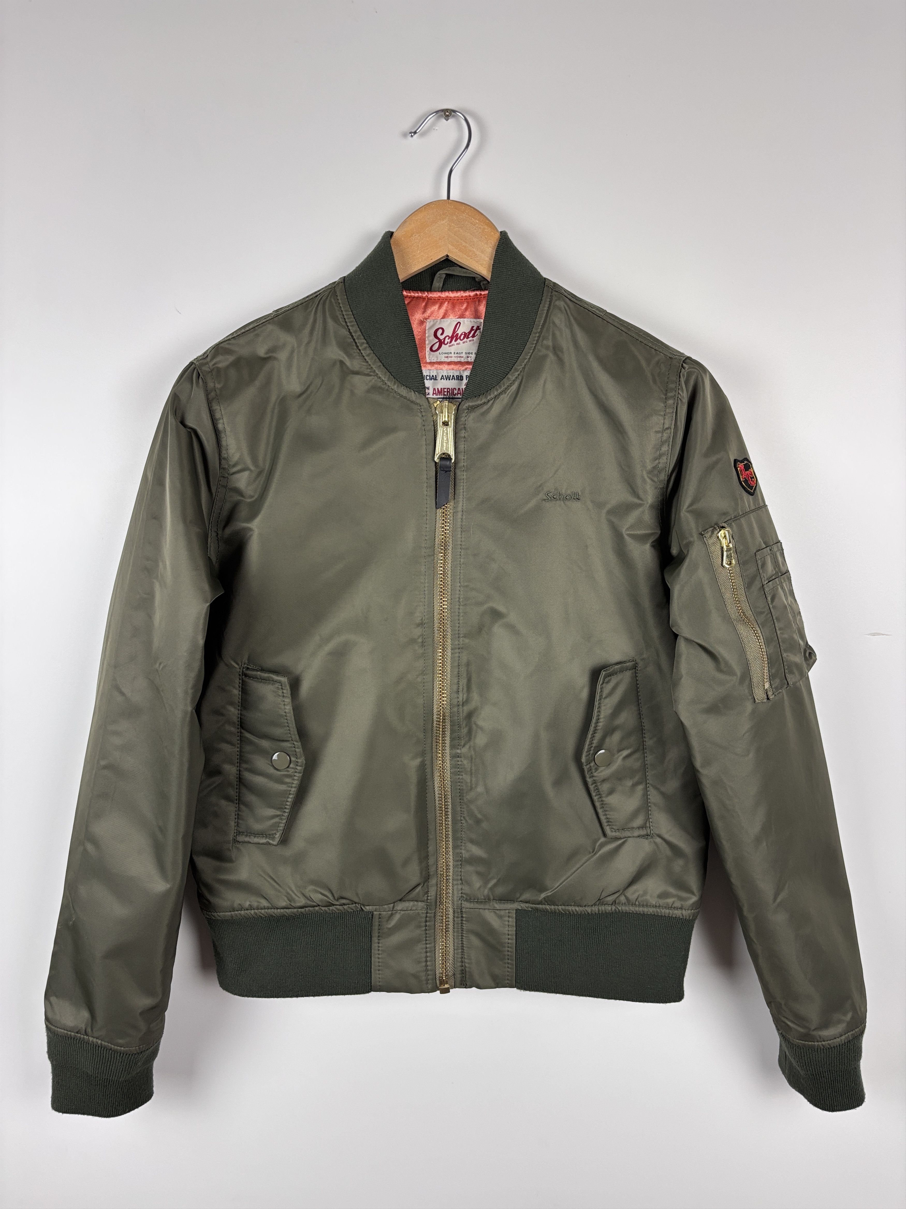 Bomber Schott American College | Grailed