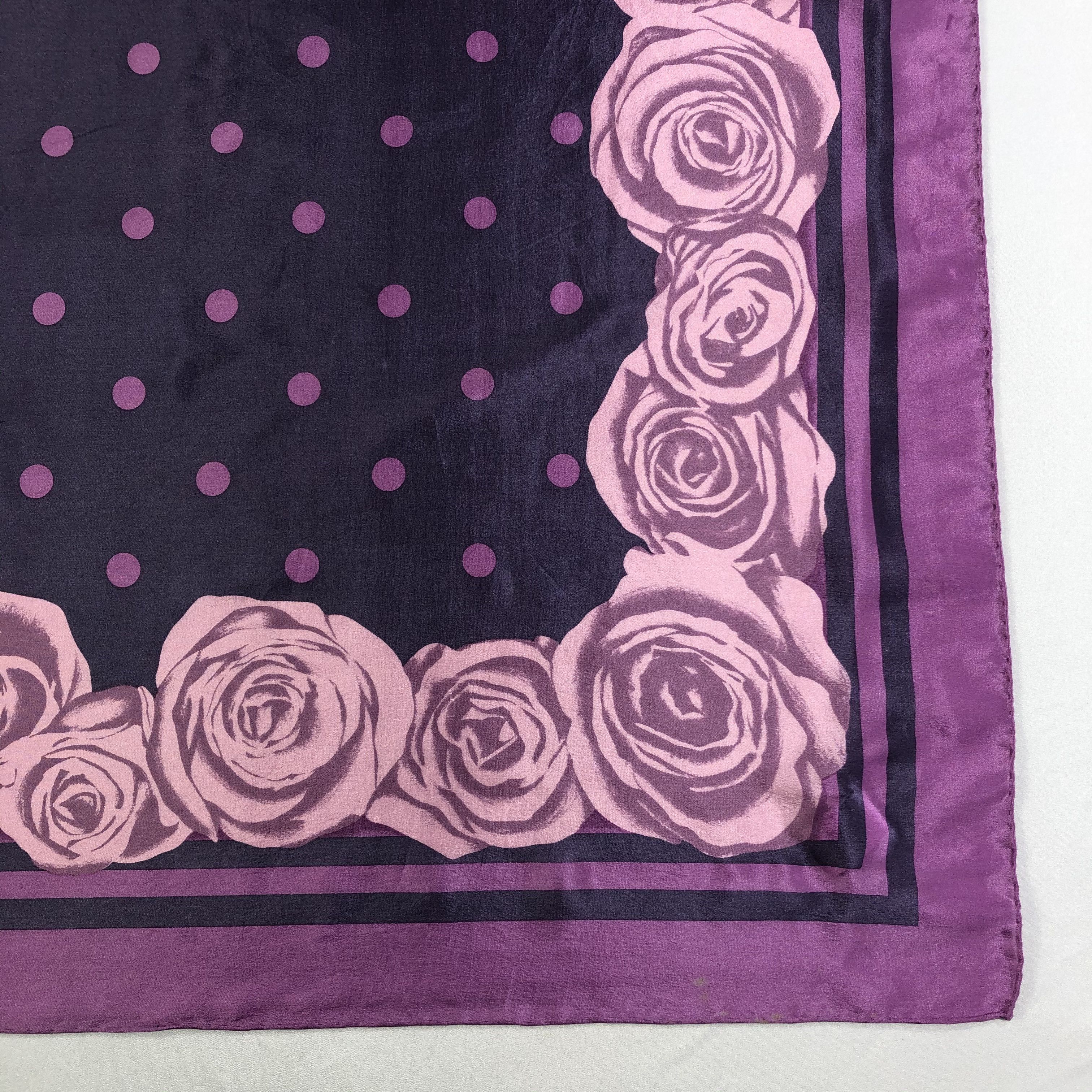 Vintage Vintage Silk Scarf Size ONE SIZE - 3 Thumbnail