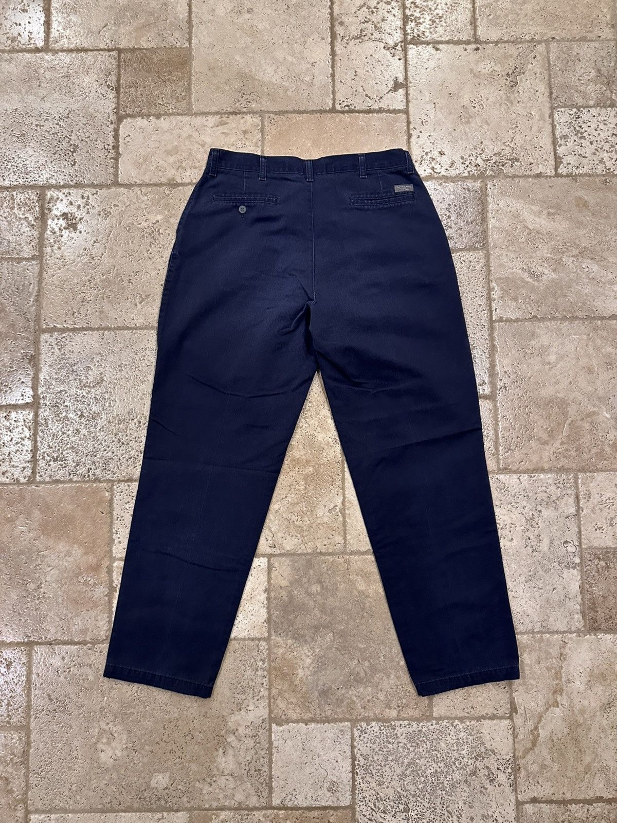 Lee × Vintage Vintage Lee Navy Blue Dress Pants Size US 32 / EU 48 - 8 Thumbnail