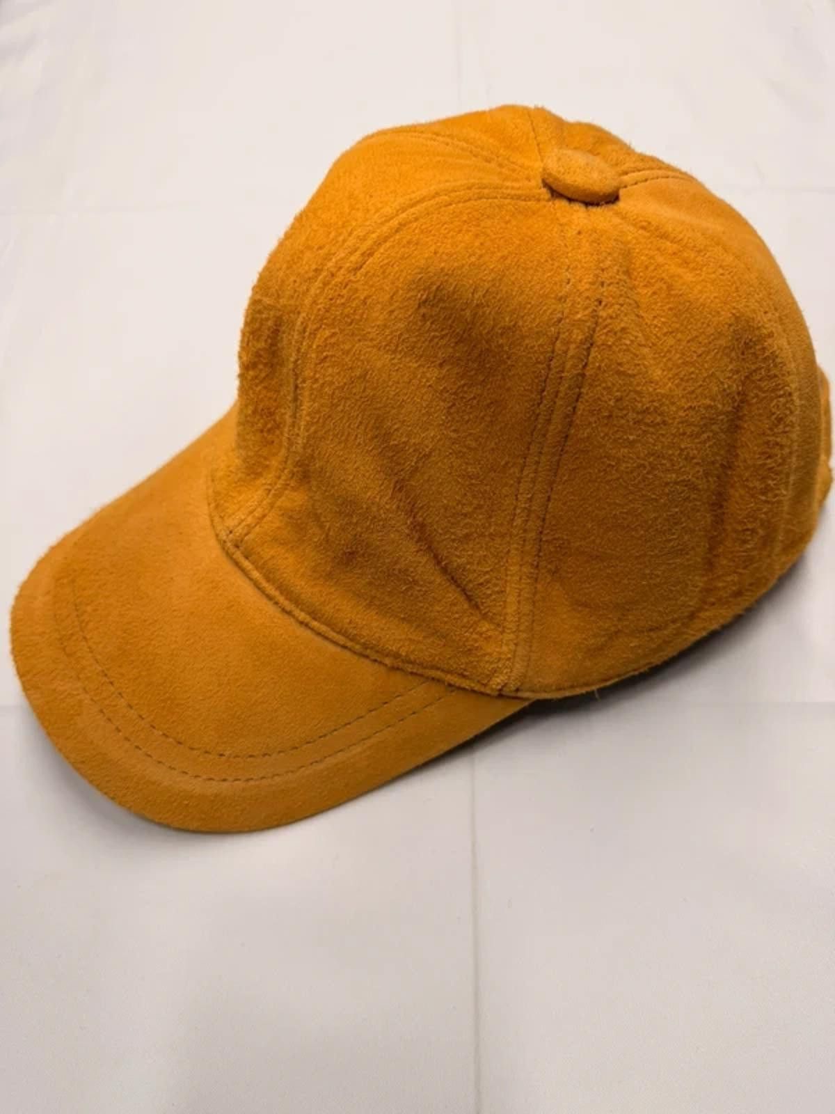 Other NEW Mustard Suede Baseball Cap - Premium Hat #032 Size ONE SIZE - 1 Thumbnail