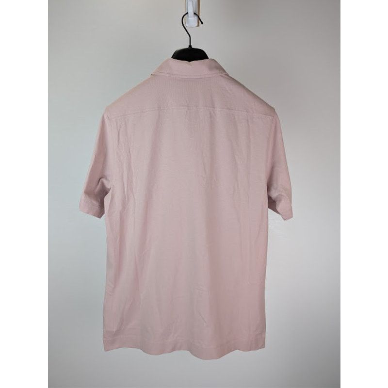 Dries Van Noten o1rshd1 Helder 2600 M.K. Polo Shirt in Pale Pink Size US M / EU 48-50 / 2 - 9 Thumbnail