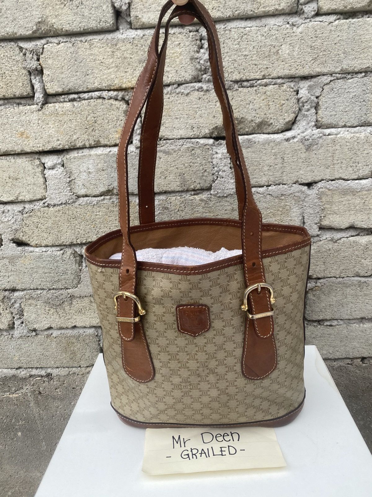 Celine Rare CELINE Monogram Handle Bag Size ONE SIZE - 1 Thumbnail