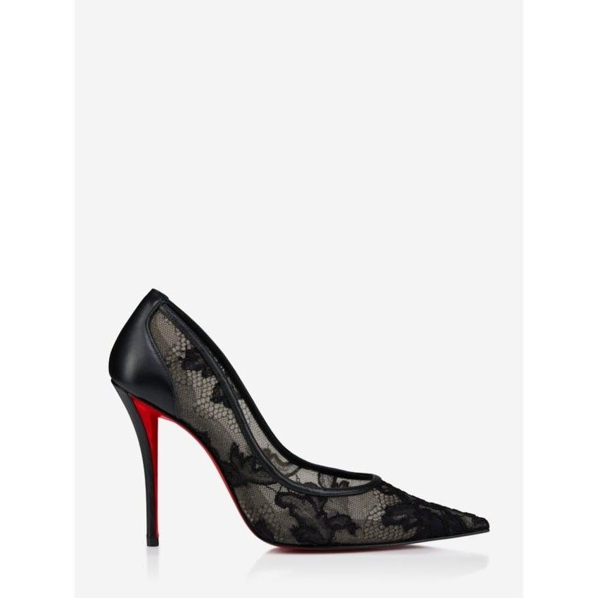 Christian Louboutin Miss Z Mesh 100 Pumps Black New & Authen, Women's (Size 8) — image 2 of 5