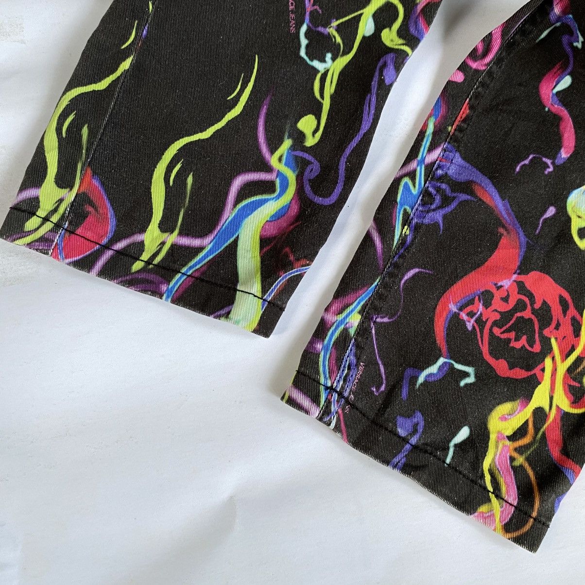 Versace Jeans Couture Versace Jeans Crazy Allover Multicolor Jeans Size US 32 / EU 48 - 6 Thumbnail