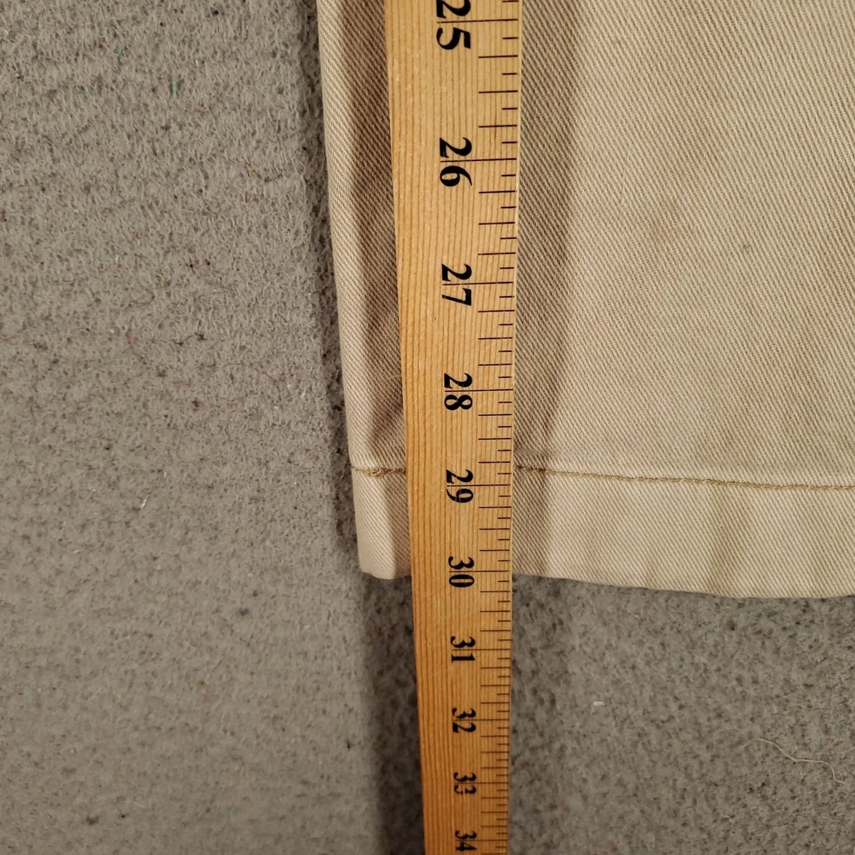 Gap VINTAGE Gap Jeans Wide-Leg Beige 14 26in Inseam 100% Cotton Relaxed Women's Hip Hop 90s Grunge Baggy NWT Size 36" / US 14 / IT 50 - 4 Thumbnail