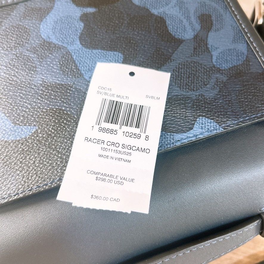 Coach Racer Crossbody Bag In Signature Camo Print CDC15 Size ONE SIZE - 8 Thumbnail