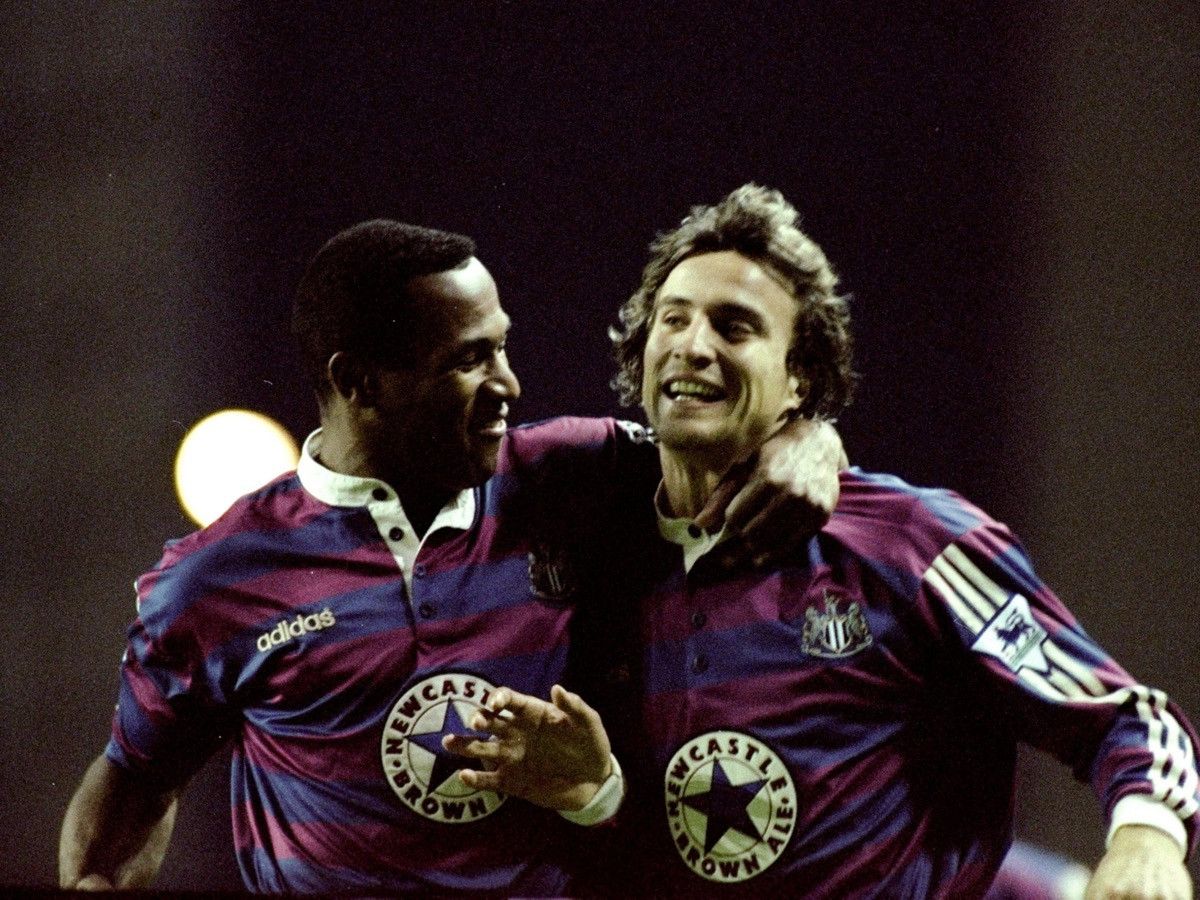 Adidas × Vintage 95/96 Newcastle United Ginola Away Shirt Size US L / EU 52-54 / 3 - 20 Thumbnail