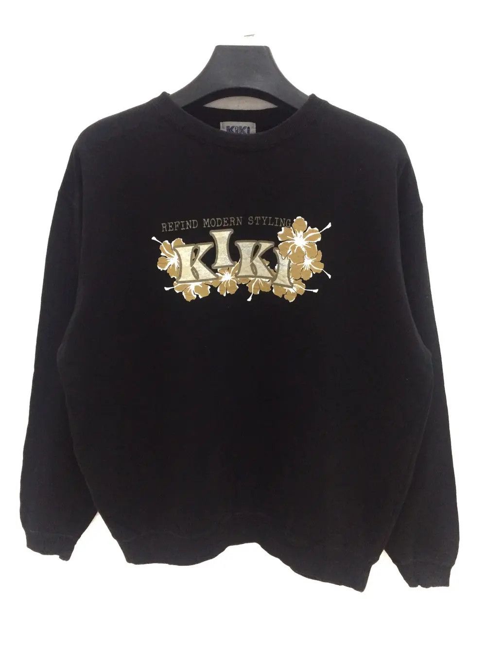 Vintage Vintage Kiki Spell Out Sweatshirt Size US L / EU 52-54 / 3 - 1 Thumbnail