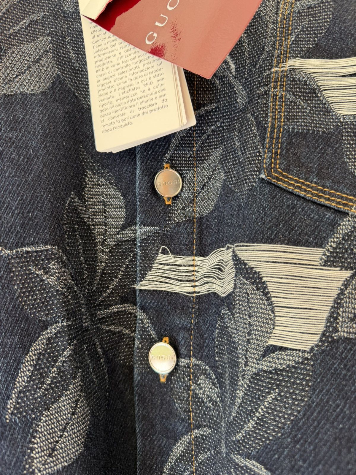 Gucci Gucci Oversized Denim Jacket Size US M / EU 48-50 / 2 - 9 Thumbnail