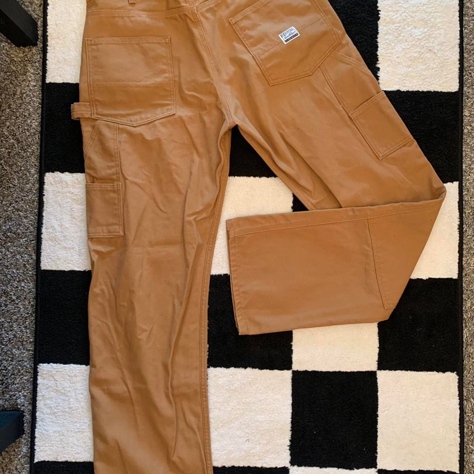 Levi's Levi's Carpenter Double Knee Tan Canvas Pants Size US 36 / EU 52 - 4 Thumbnail