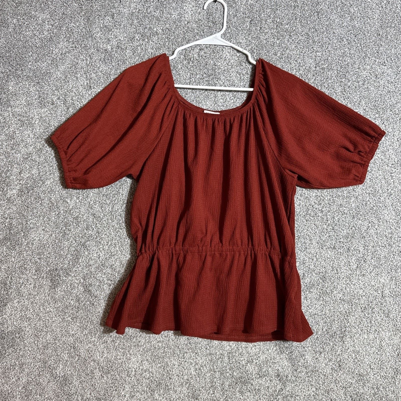 Nine West Peplum Top Womens XL Cottagecore Peasant Prairie Boho Y2K Size XL / US 12-14 / IT 48-50 - 1 Thumbnail
