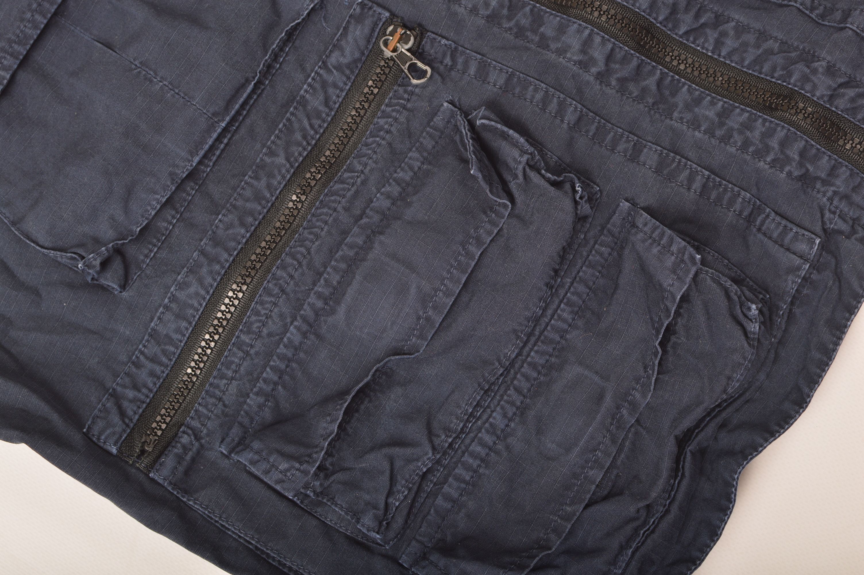 Mason Garments × Mason's Masons Sportswear Union Made Navy Utility Multipocket Vest Size US L / EU 52-54 / 3 - 4 Thumbnail