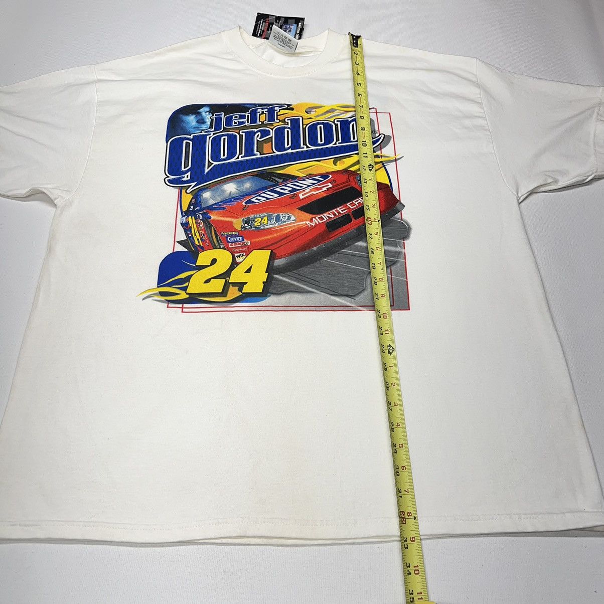 Chase Authentics NASCAR Tee Shirt Jeff Gordon 24 Racing Chase Flames Y2K Size US XL / EU 56 / 4 - 23 Thumbnail