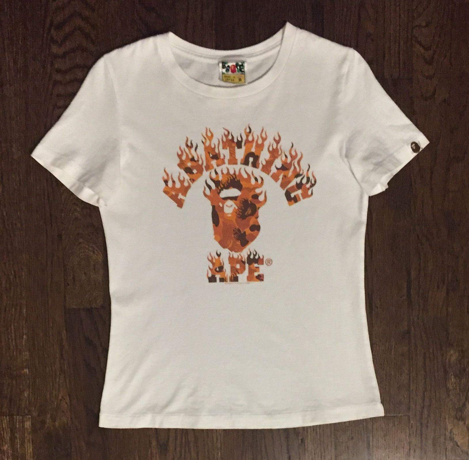 Bape Bape flame camo tee shirt Size XS / US 0-2 / IT 36-38 - 1 Thumbnail