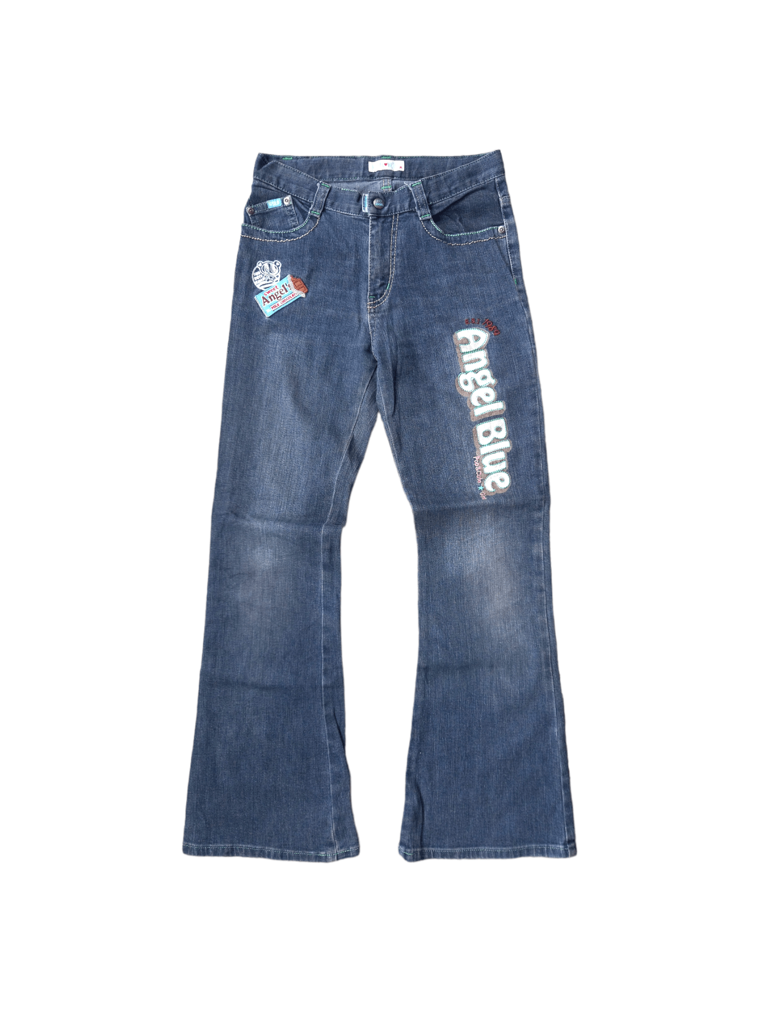 image of Angel Blue Flared Denim, Women's (Size 28)