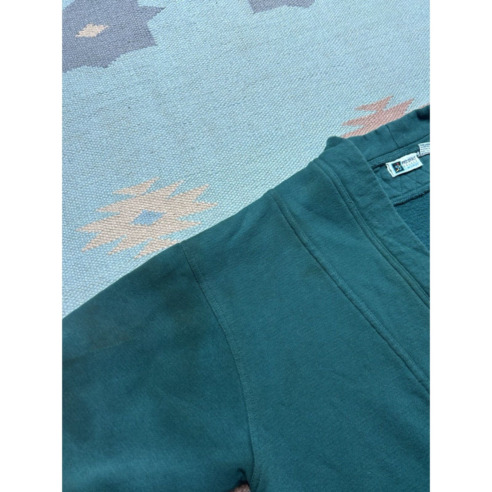 ESPIRIT VINTAGE Pro Spirit Sweatshirt Cardigan 90s Women Large Forest Green Shirt Size L / US 10 / IT 46 - 5 Thumbnail