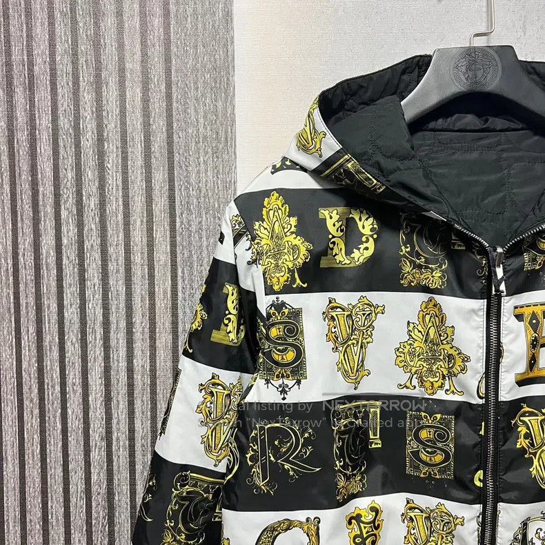 Versace Versace Men's padded jacket reversible coat Size US M / EU 48-50 / 2 - 3 Thumbnail