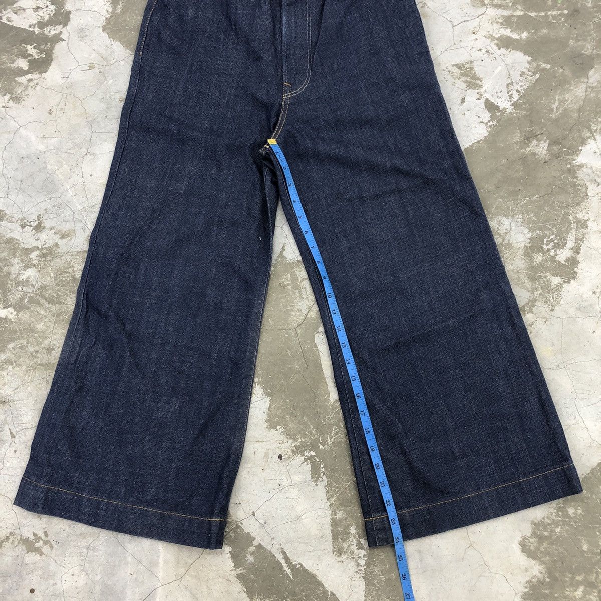 45rpm × Japanese Brand 45 RPM Baggy Flare Selvedge Denim Jeans Size US 29 - 20 Thumbnail