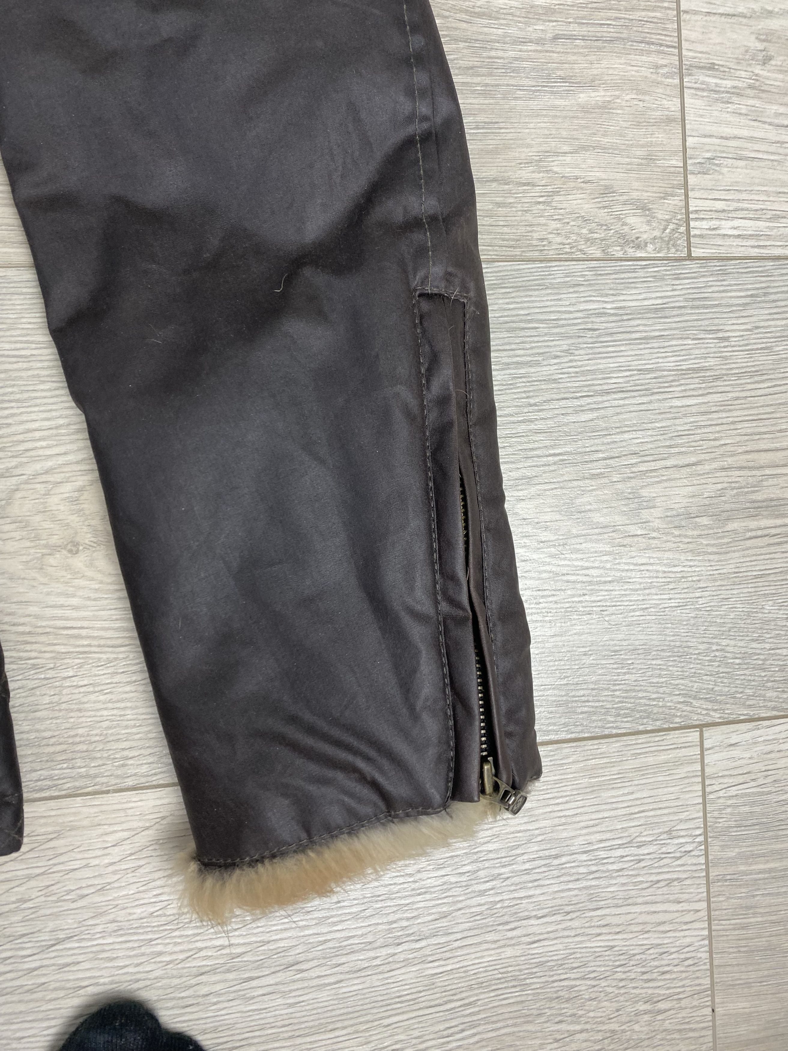 Belstaff Belstaff Gold Ladies Waxed Cotton Fur Collar Jacket Size L / US 10 / IT 46 - 9 Thumbnail