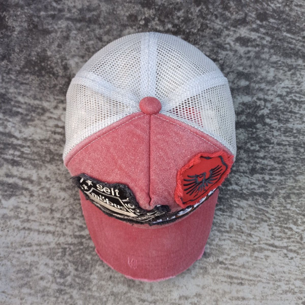 Other SICK,, mobus patchwork trucker hat Size ONE SIZE - 14 Thumbnail