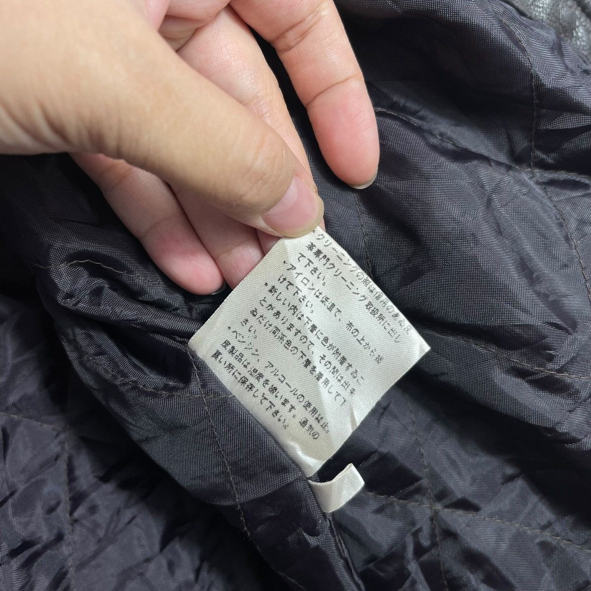 Vintage Vintage Candy Genuine Leather Bomber Jacket Black Quilted Size US L / EU 52-54 / 3 - 7 Thumbnail