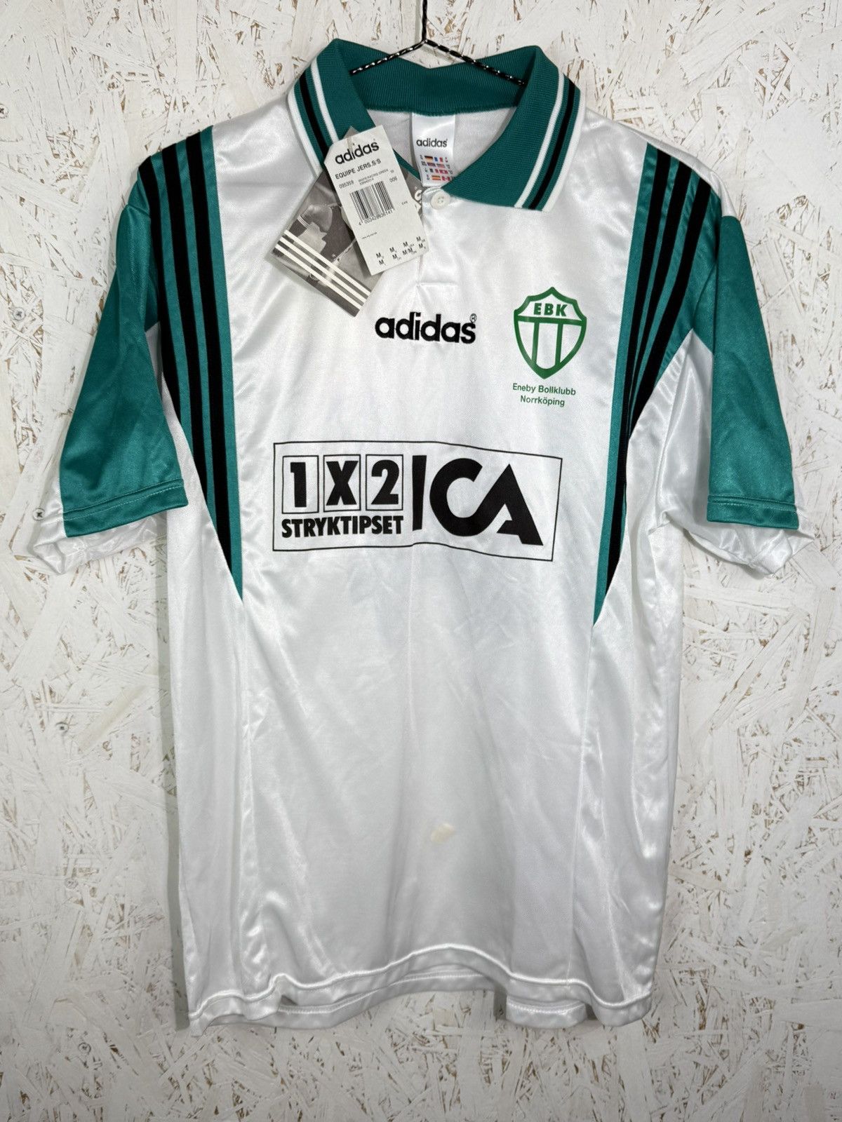 Adidas NWT Adidas Eneby Bollklub Norrkoping Player Issue #24 Jersey Size US M / EU 48-50 / 2 - 1 Thumbnail