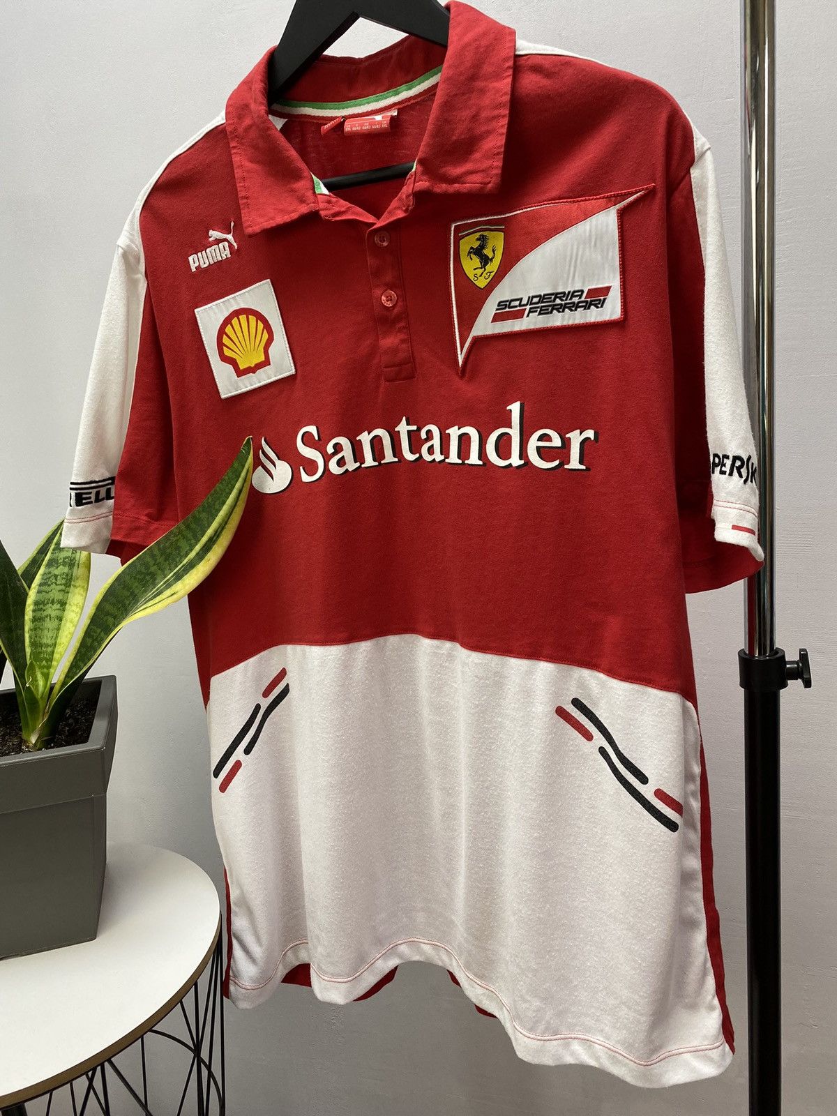 Puma Puma Ferrari Racing Polo Shirt UPS Santander F1 BMW Audi Size US XXL / EU 58 / 5 - 2 Thumbnail