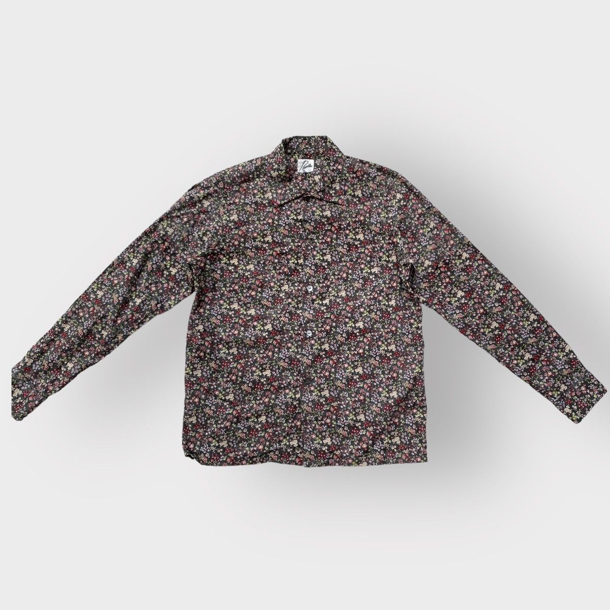Needles Ascot Collar EDW Gather Shirt - Floral Print | Grailed