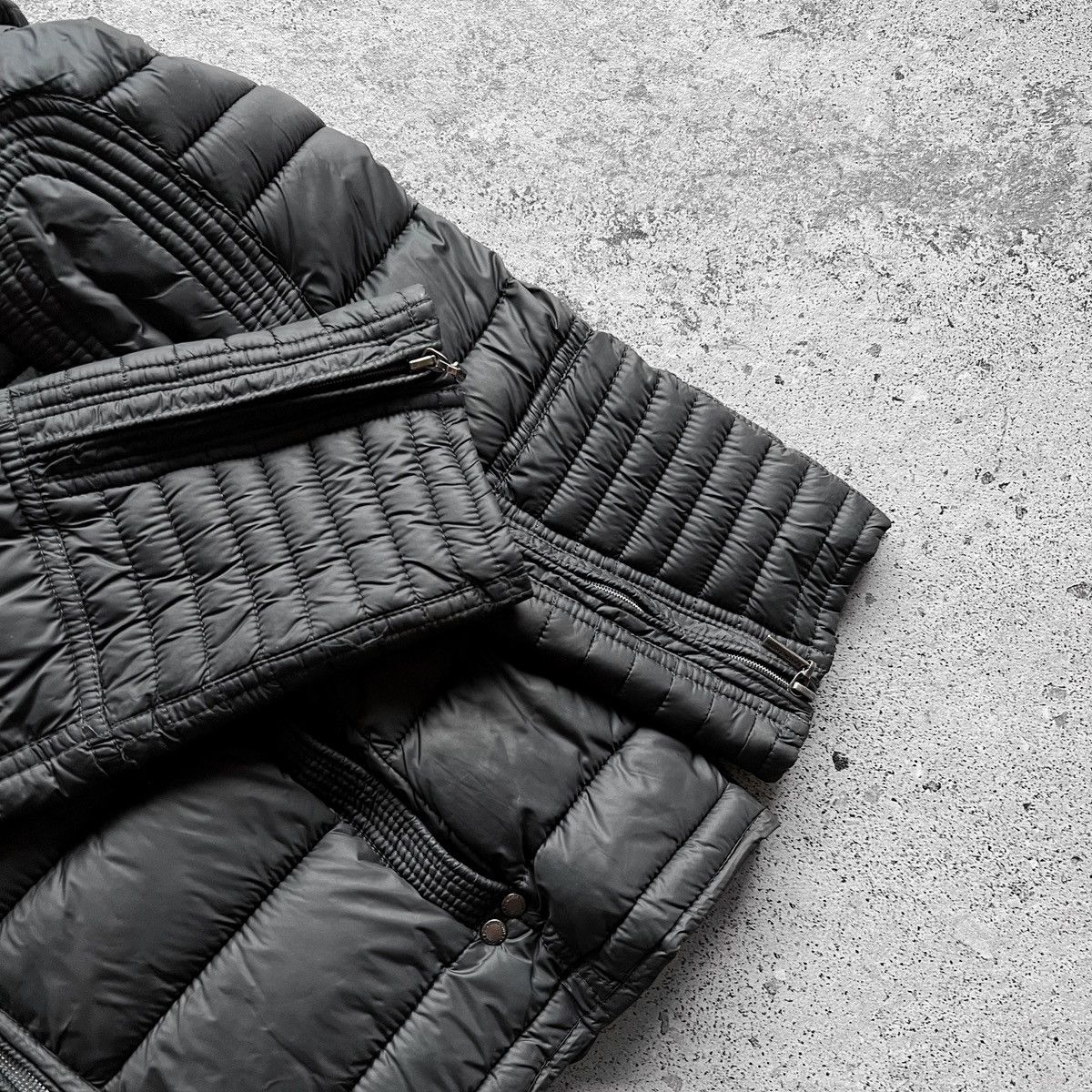 Designer × Other Frieda & Freddies New York Womens Gray Padded Quilted Jacket Size M / US 6-8 / IT 42-44 - 8 Thumbnail