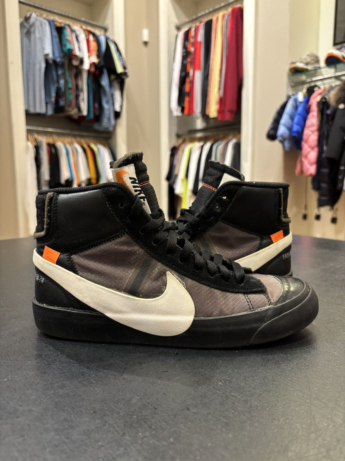 Nike × Off-White Off-White X Nike Blazer Mid Grim Reaper Size US 7 / EU 40 - 2 Thumbnail