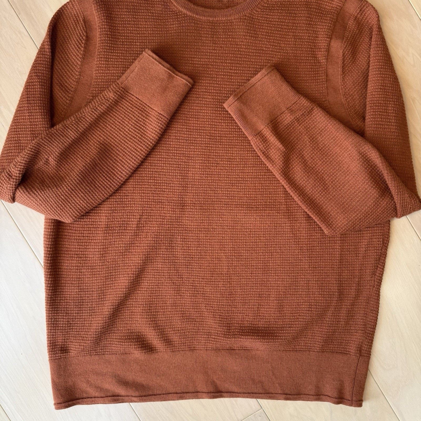 Todd Snyder Todd Snyder Merino Wool Sweater XL Orange Italian Fabric Size US XL / EU 56 / 4 - 6 Thumbnail