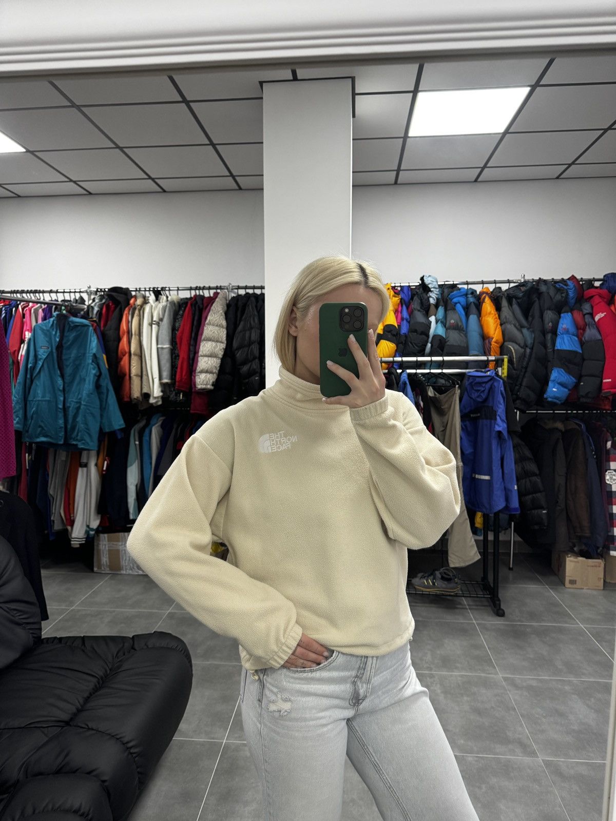 The North Face The North Face Women Fleece High Neck Sweatshirt Size S Size S / US 4 / IT 40 - 2 Thumbnail