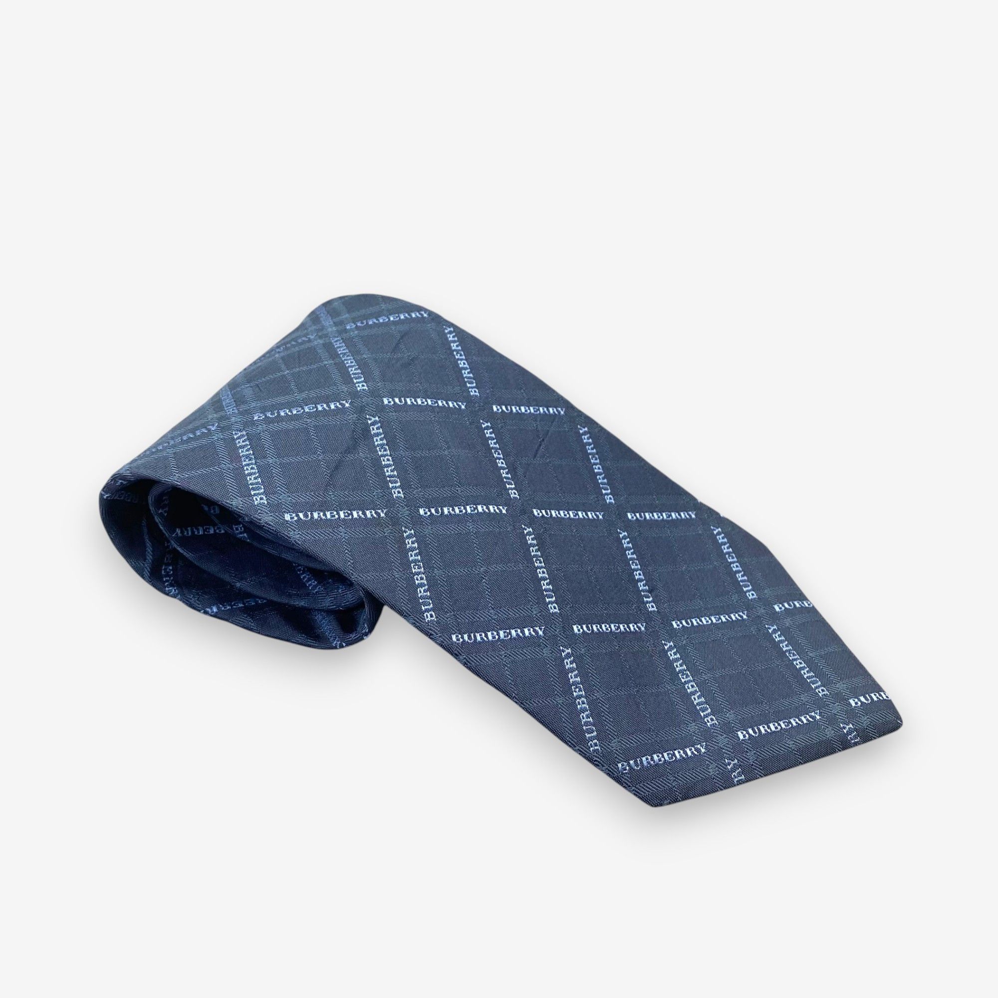 Burberry Vintage Burberry SILK Necktie Cravate Pure Silk Neck Tie Size ONE SIZE - 1 Thumbnail