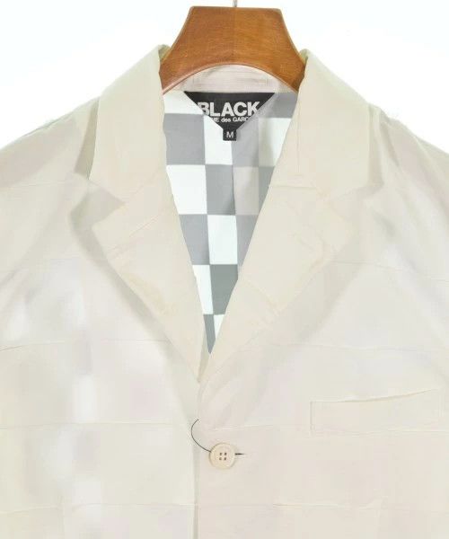 Comme des Garcons Black Jacket Back Check Tailored Polyester Size US M / EU 48-50 / 2 - 4 Thumbnail