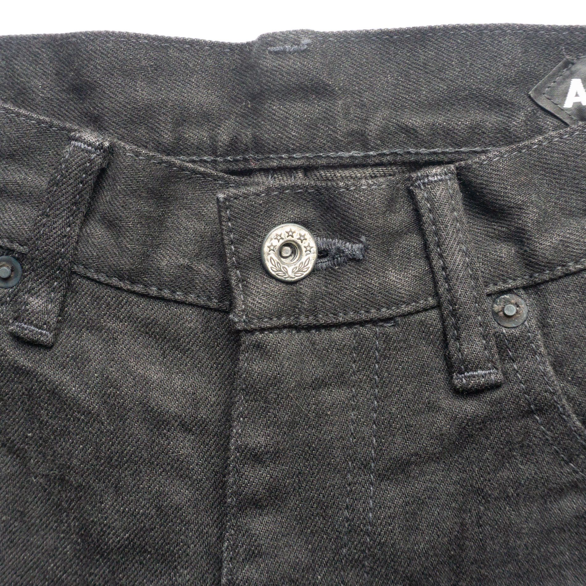 Japanese Brand AUBERGE PHIL MENPU Black Selvedge Jeans W32 x L32 Size US 32 / EU 48 - 5 Thumbnail
