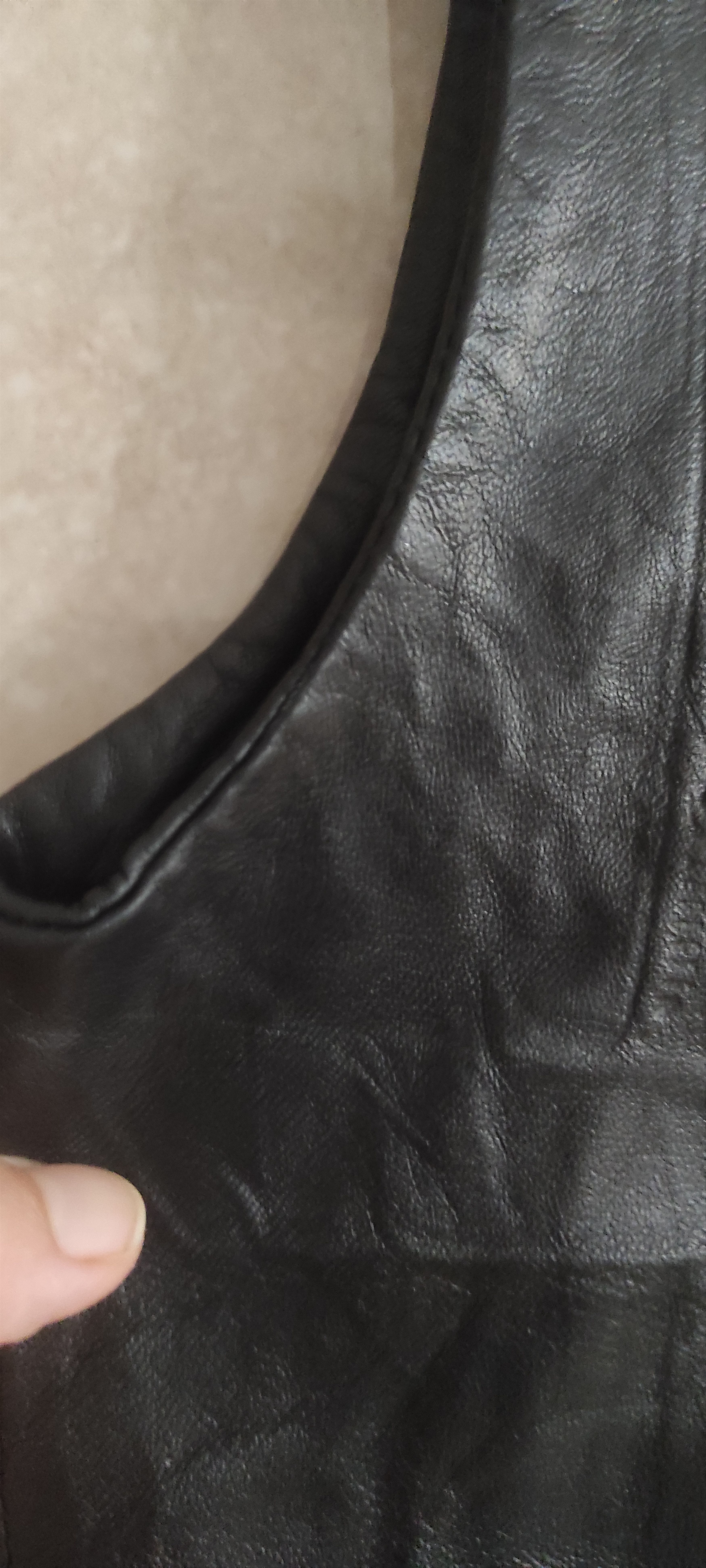 Genuine Leather Corty Bennet Genuine Soft Lambskin Sleeveless Dress Slim Fit Size S / US 4 / IT 40 - 6 Thumbnail