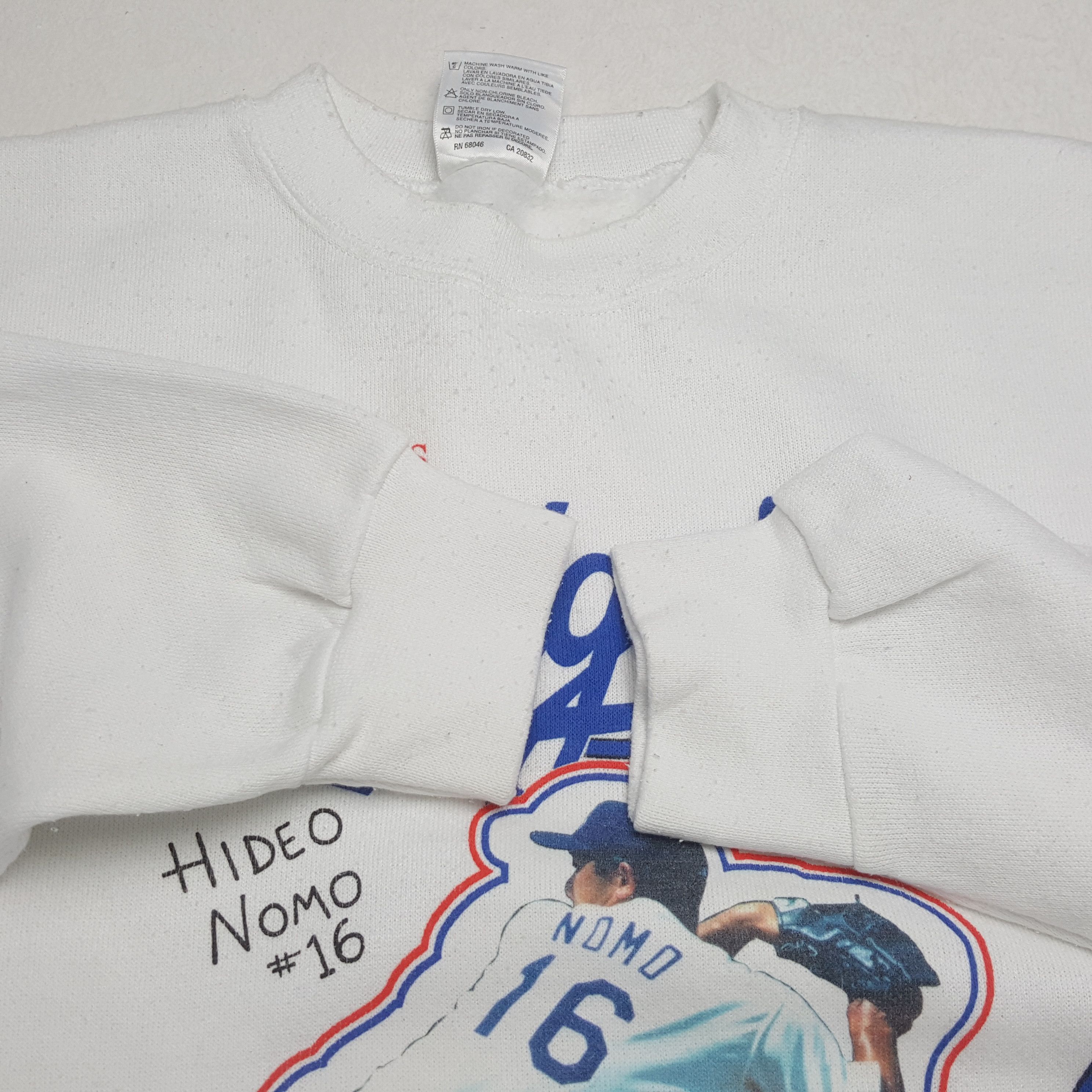 MLB × Vintage Vintage 90's LOS ANGELES DODGERS Basketball Team Sweatshirts Size US L / EU 52-54 / 3 - 8 Thumbnail
