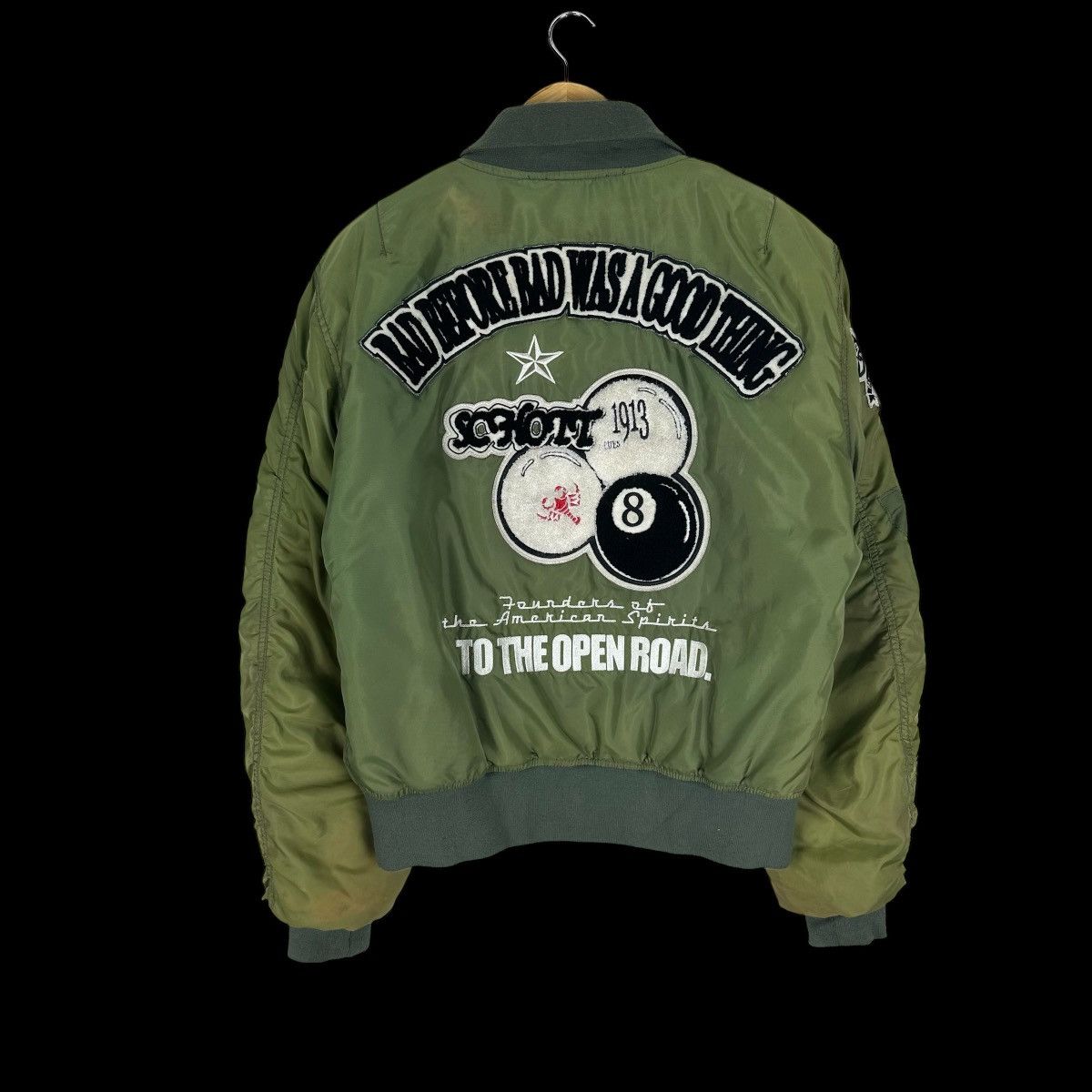 Schott SCHOTT MA1 BOMBER FLYER JACKET Size US M / EU 48-50 / 2 - 1 Thumbnail