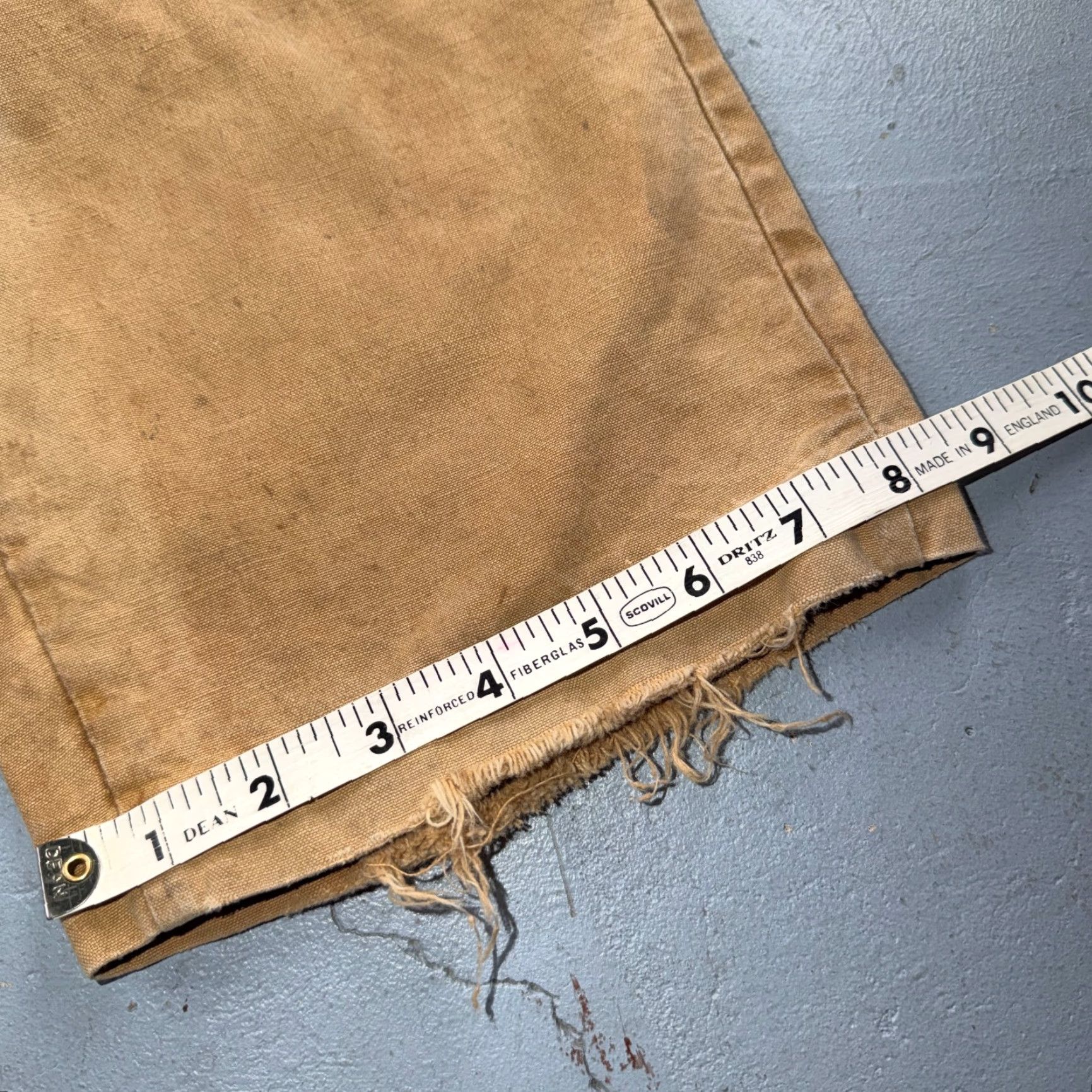 Vintage VINTAGE Duxbak Pants Falcon 28x27 Khaki Casual Creased Outdoor Rockabilly 50s 60s Mens Size US 28 / EU 44 - 5 Thumbnail