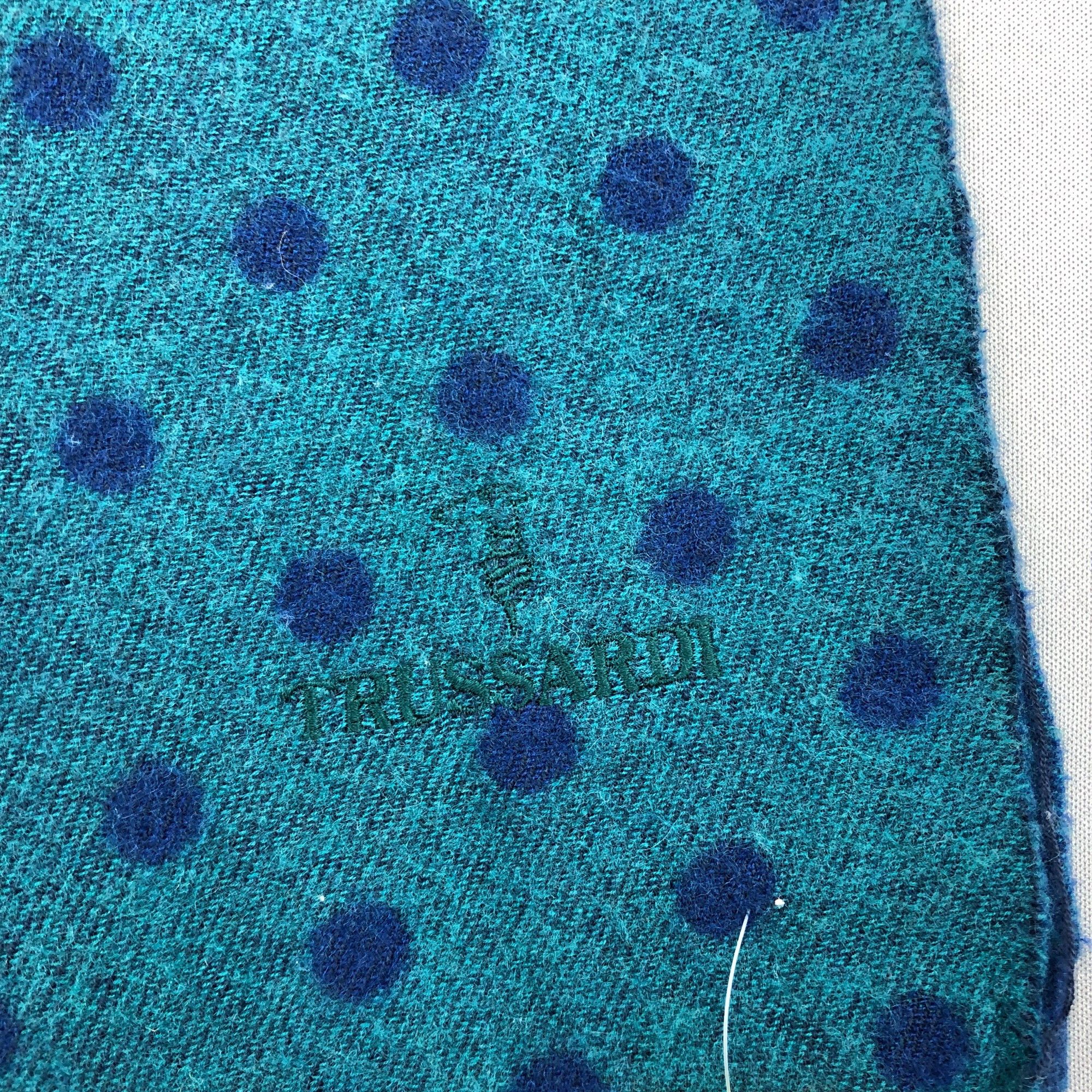 Trussardi Vintage Trussardi Scarf Muffler Wool Cashmere Scarves Size ONE SIZE - 5 Thumbnail