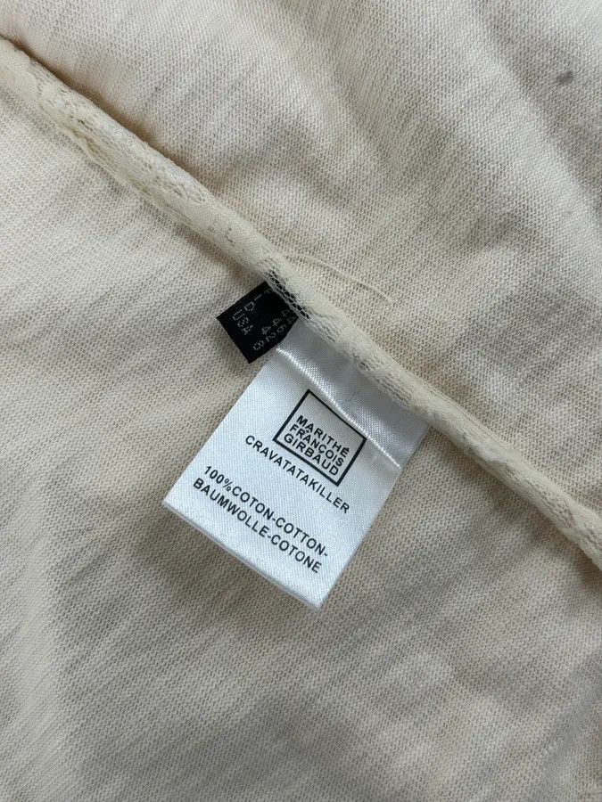 Marithe + Francois Girbaud 2000s Marithé + François Girbaud Creamy Beige Buttoned Cardigan Size M / US 6-8 / IT 42-44 - 11 Thumbnail