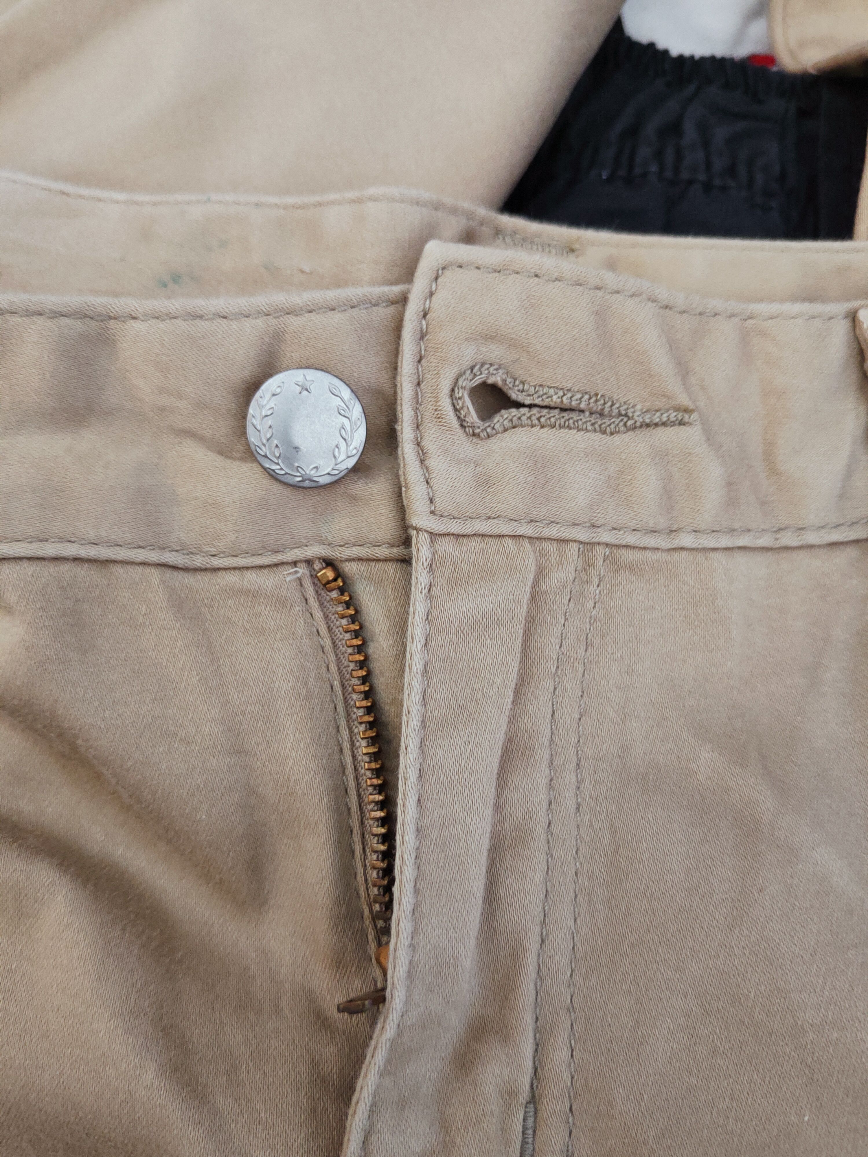 Japanese Brand Japanese Brand Beige Multipocket Tactical Cargo Pants #W442 Size 31" - 13 Thumbnail