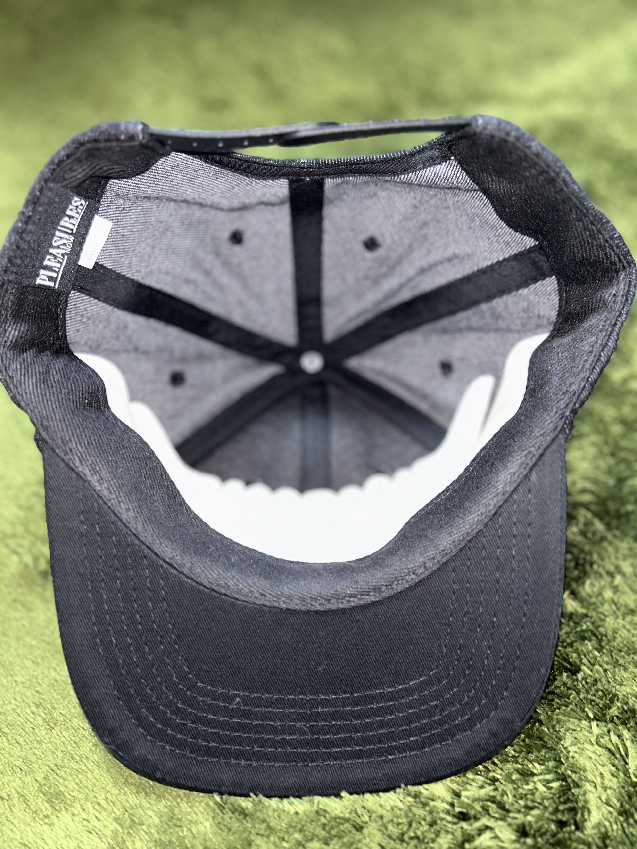 Pleasures pleasures strech denim 6 pannel cap black Size ONE SIZE - 5 Thumbnail