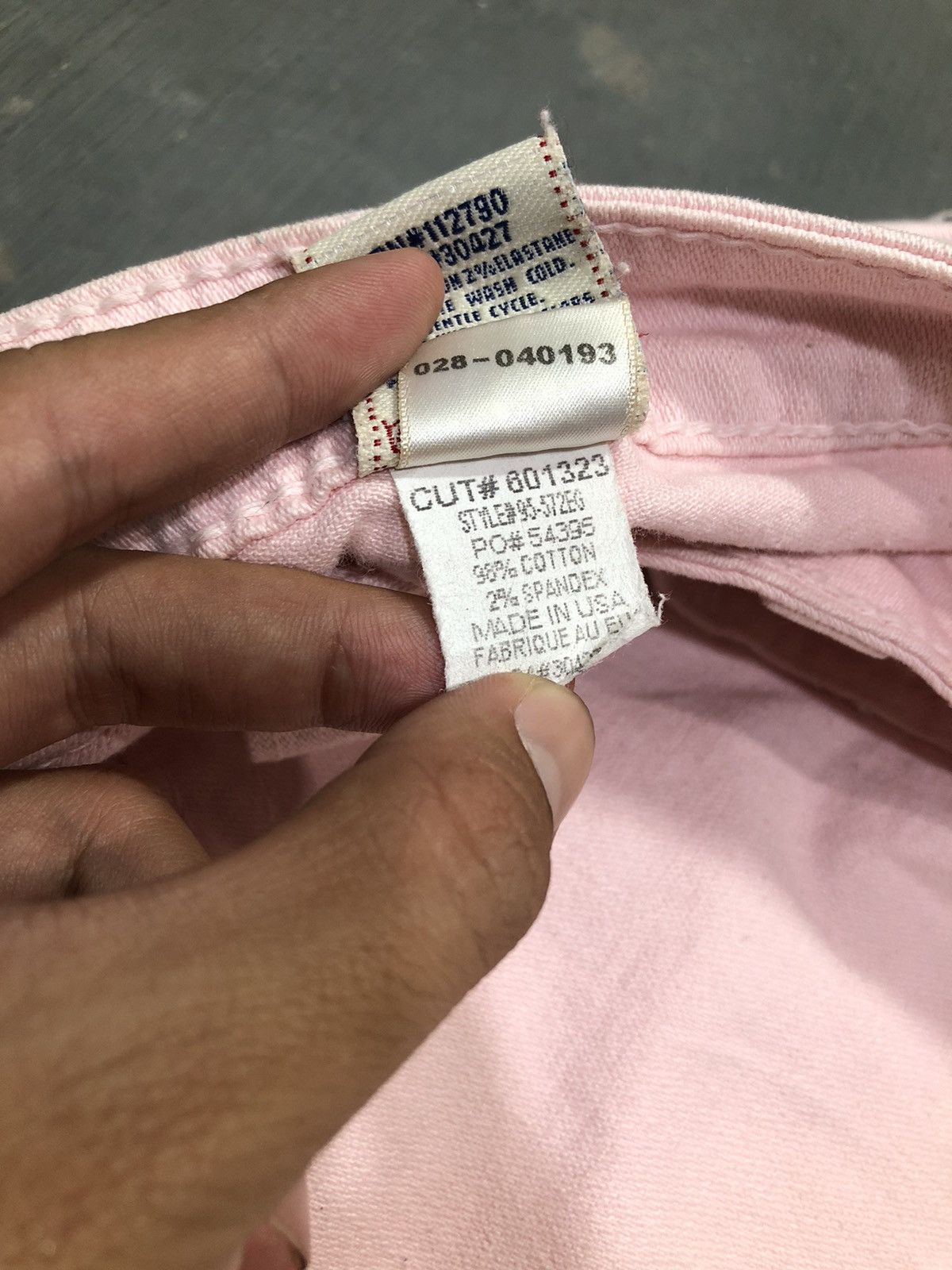 Designer × True Religion × Vintage True Religion Pink Denim Size 27" / US 4 / IT 40 - 8 Thumbnail