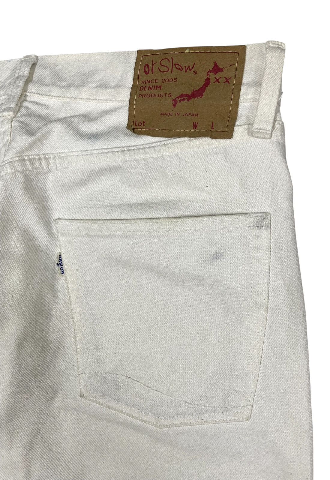 Orslow Orslow Japan White Jeans Size US 30 / EU 46 - 7 Thumbnail