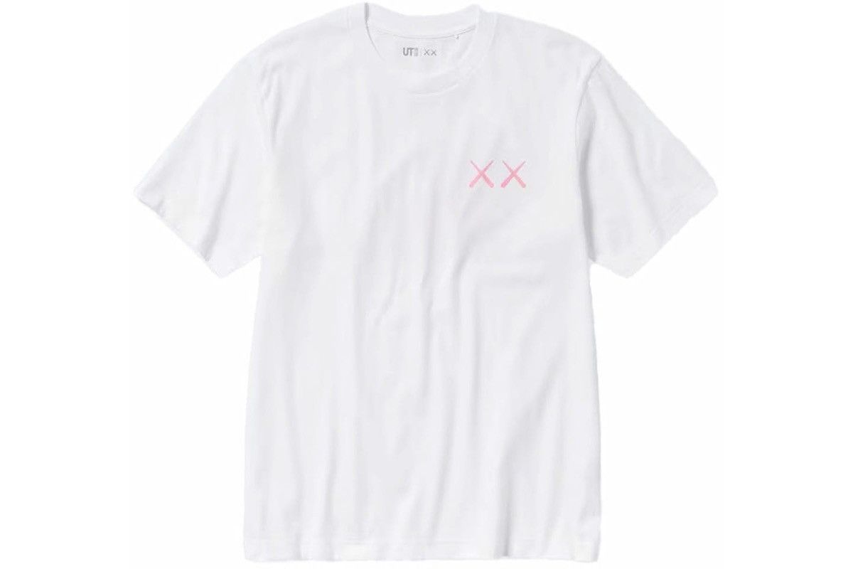 Kaws × Uniqlo Kaws Uniqlo Short Sleeve Pink Figure tee Size US XXL / EU 58 / 5 - 2 Thumbnail