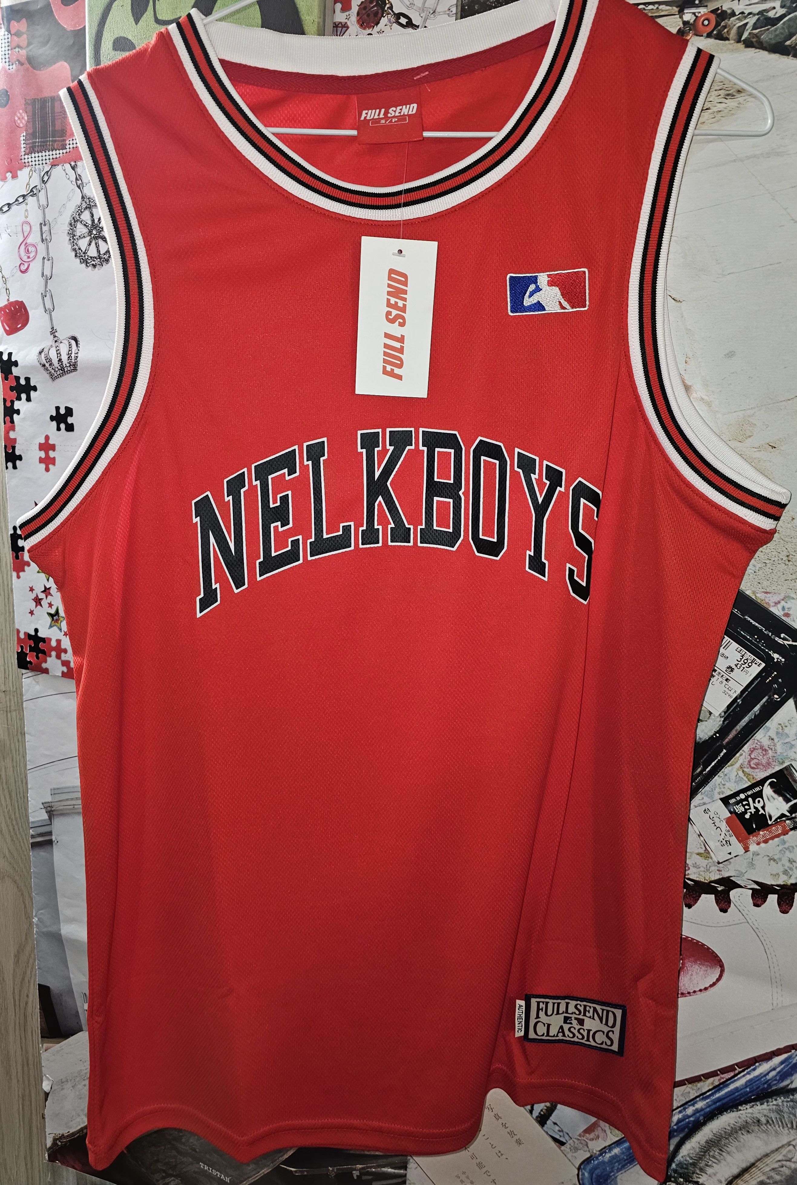 Full Send Full Send Nelk Boys Tank Jersey Red "Full Send Classics" Size US S / EU 44-46 / 1 - 1 Thumbnail